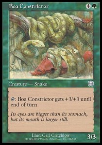 Boa Constrictor - Mercadian Masques 