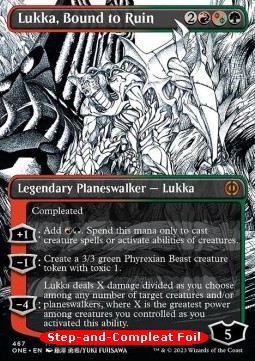 Lukka Bound to Ruin (V.5) - Phyrexia All Will Be One Extras 