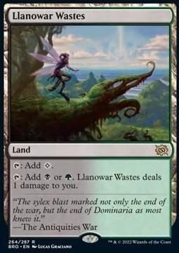 Llanowar Wastes - The Brothers War 
