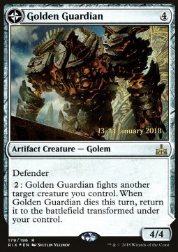 Golden Guardian Gold Forge Garrison - Rivals of Ixalan Promos 