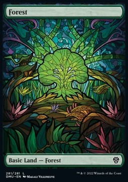 Forest (V.4) - Dominaria United 