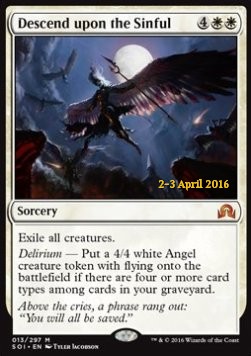 Descend upon the Sinful - Shadows over Innistrad Promos 