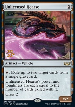 Unlicensed Hearse (V.1) - Streets of New Capenna Promos 