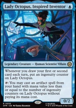 Lady Octopus Inspired Inventor 