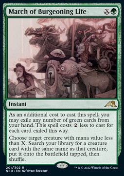 March of Burgeoning Life 