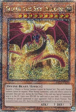 Slifer the Sky Dragon (V.2 Quarter Century Secret Rare)