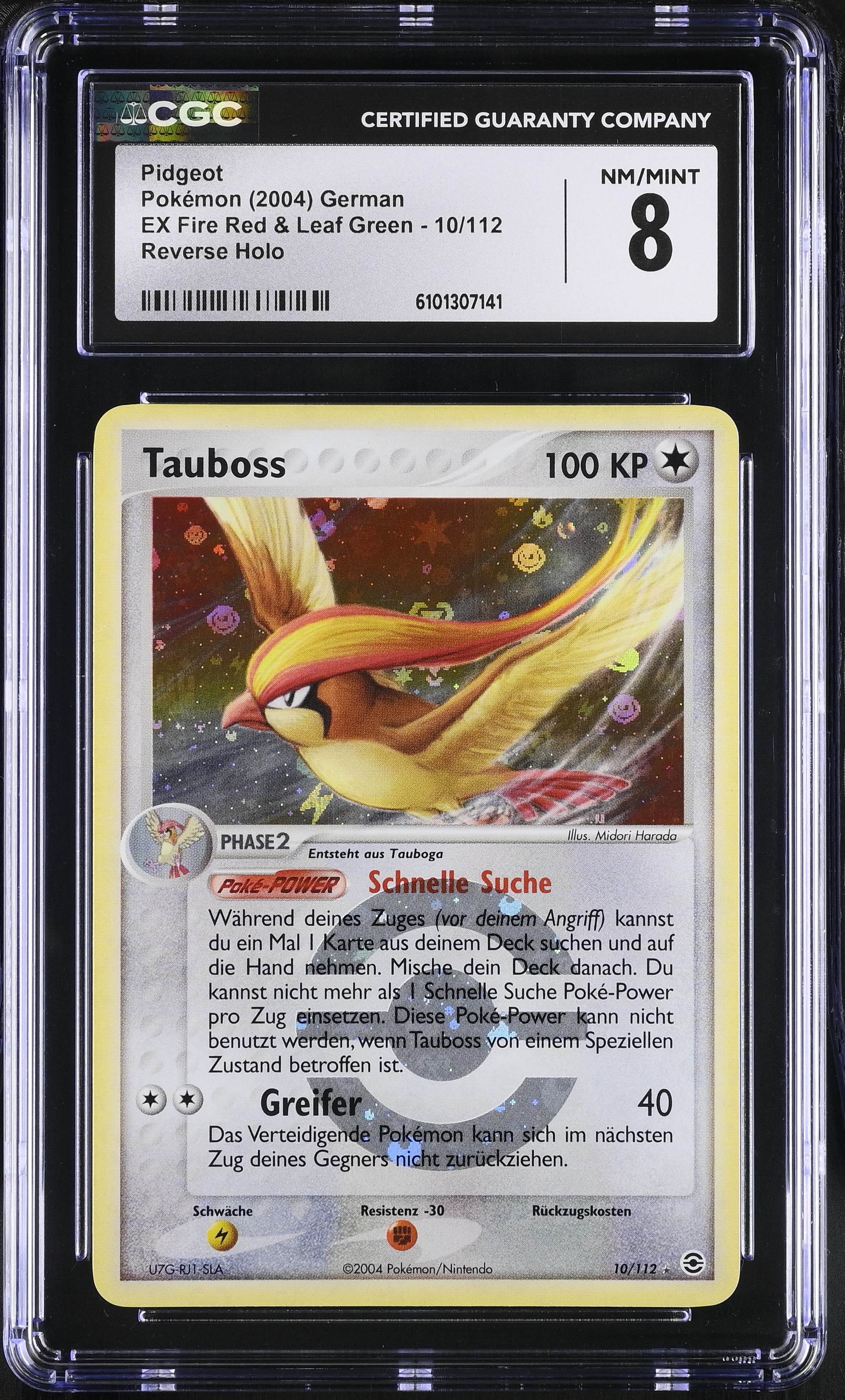 Pidgeot - FL 10 - German - CGC 8 