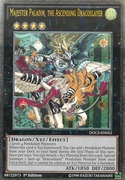 Majester Paladin, the Ascending Dracoslayer (V.2 - Ultimate Rare) 