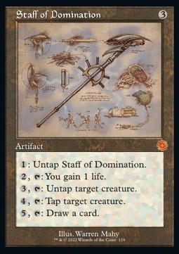 Staff of Domination (V.2) - Retro Frame Artifacts 