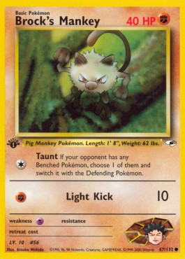 Brock's Mankey (Taunt) 