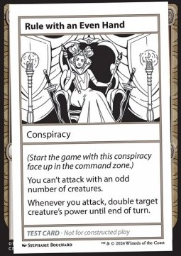Rule with an Even Hand 