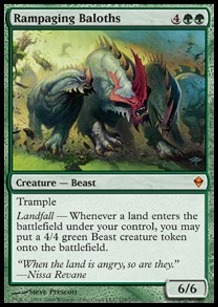 Rampaging Baloths - Zendikar 