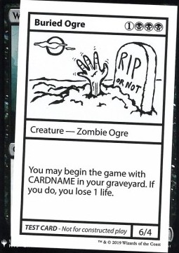 Buried Ogre (V.1) - Mystery Booster Playtest Cards 
