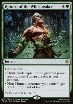 Return of the Wildspeaker - Secret Lair Commander Deck Raining Cats and Dogs 