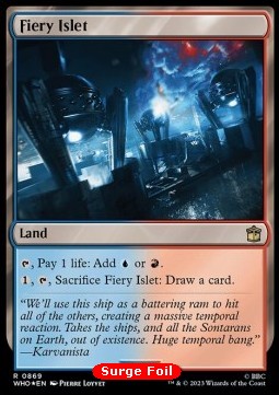 Fiery Islet (V.2) - Universes Beyond Doctor Who Extras 