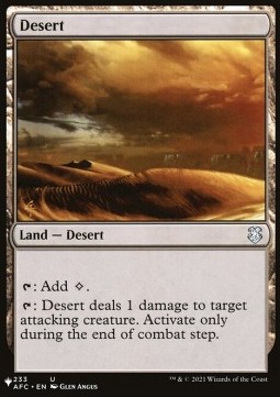 Desert - The List 