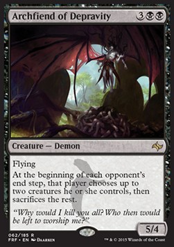 Archfiend of Depravity - Fate Reforged 