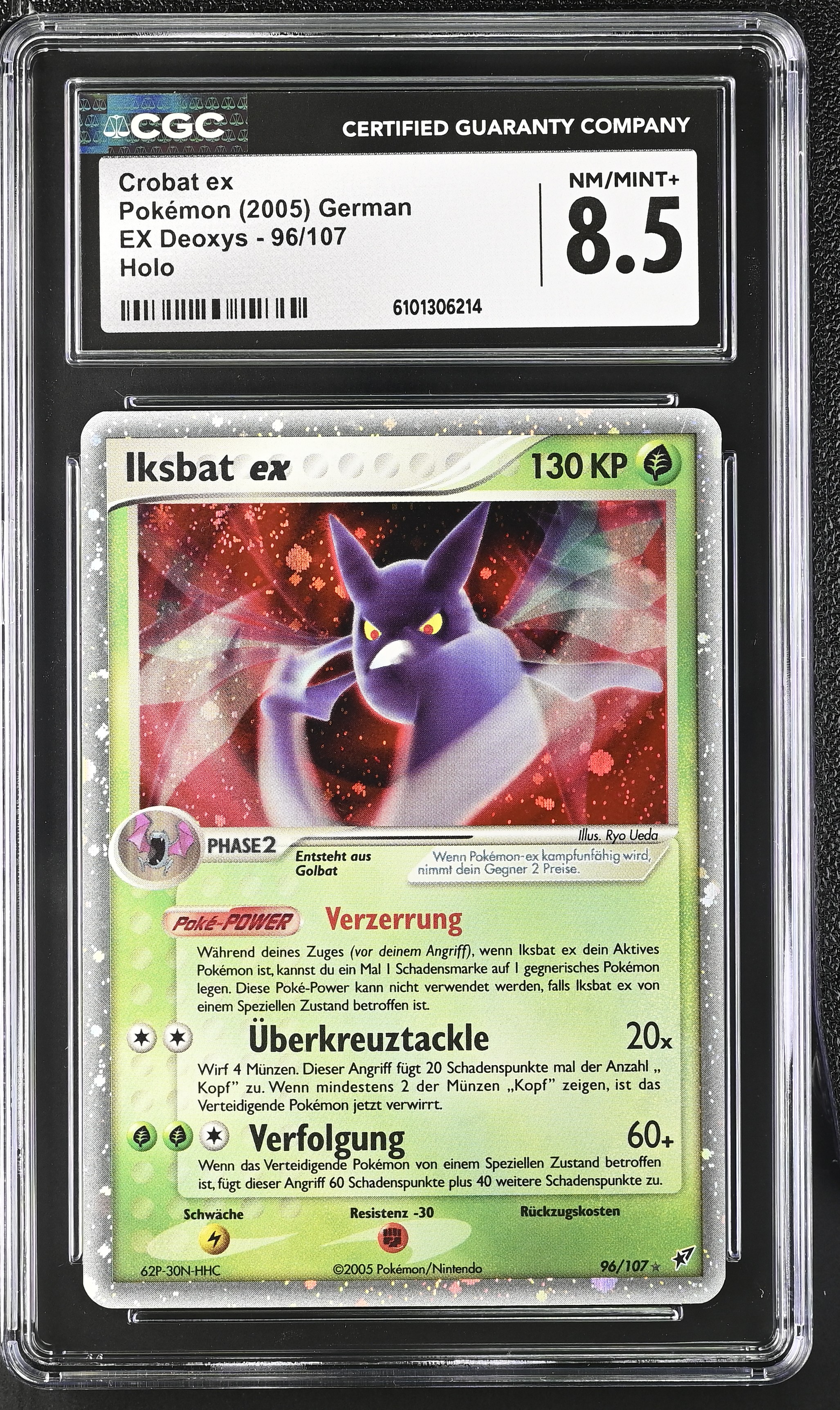 Crobat ex - DX 96 - German - CGC 8.5 