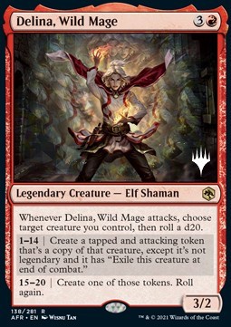 Delina Wild Mage (V.2) - Adventures in the Forgotten Realms Promos 