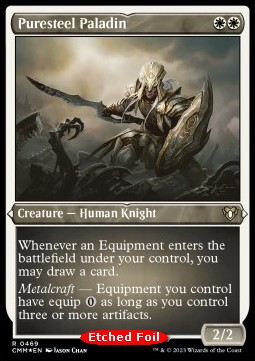 Puresteel Paladin (V.1) - Commander Masters Extras 