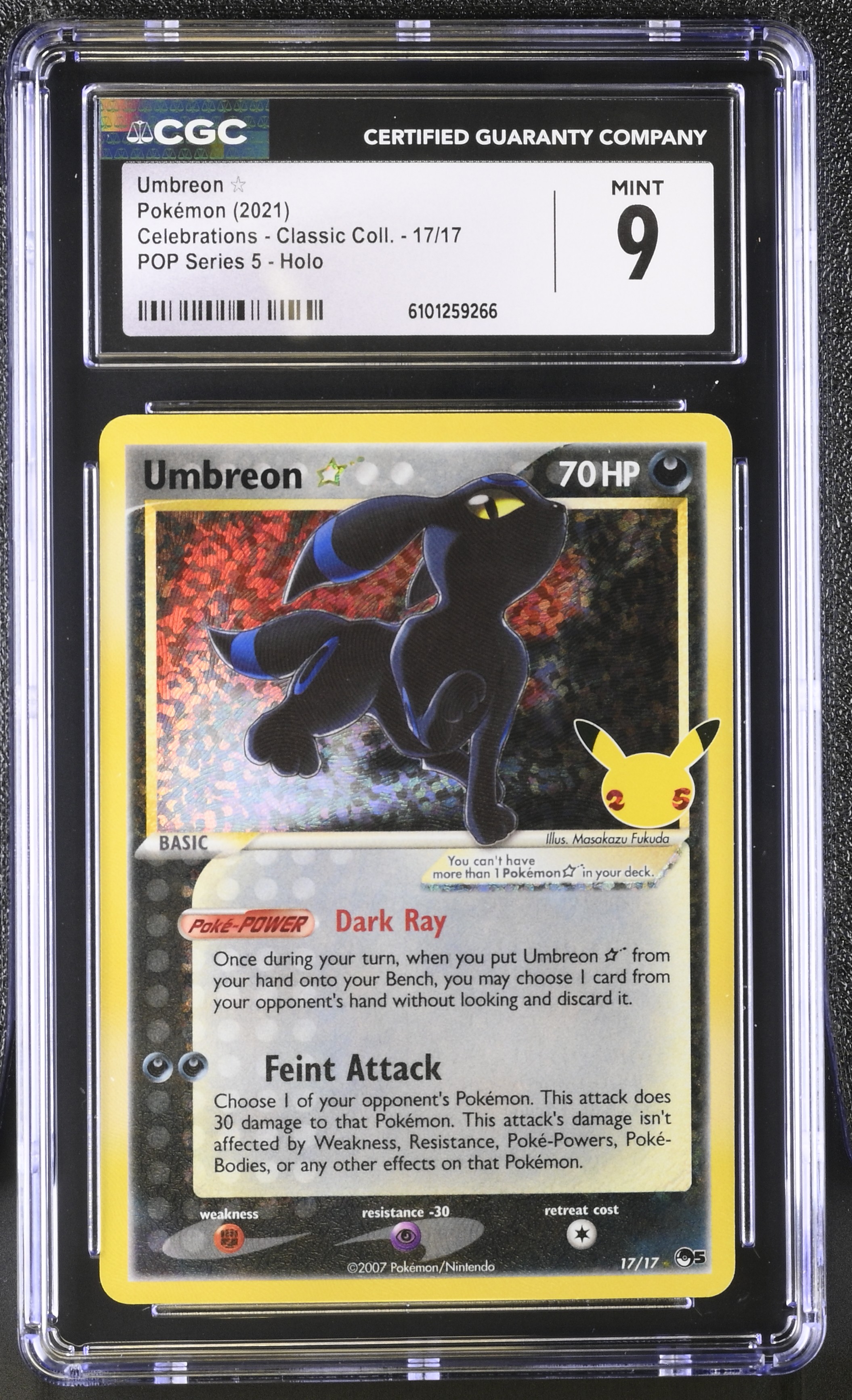 Umbreon - CEL 517 - English - CGC 9 