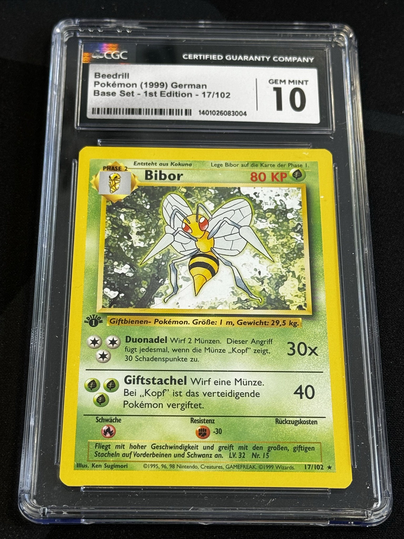 Beedrill - BS 17 - German - CGC 10