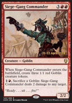 Siege Gang Commander - Dominaria Promos 