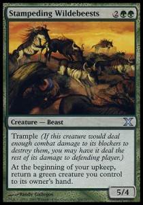 Stampeding Wildebeests 