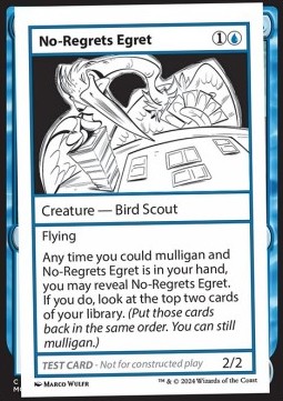 No Regrets Egret 