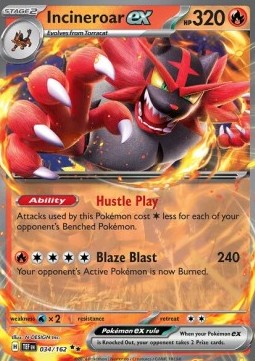 Incineroar ex 