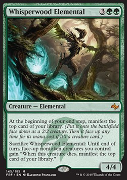 Whisperwood Elemental - Fate Reforged 