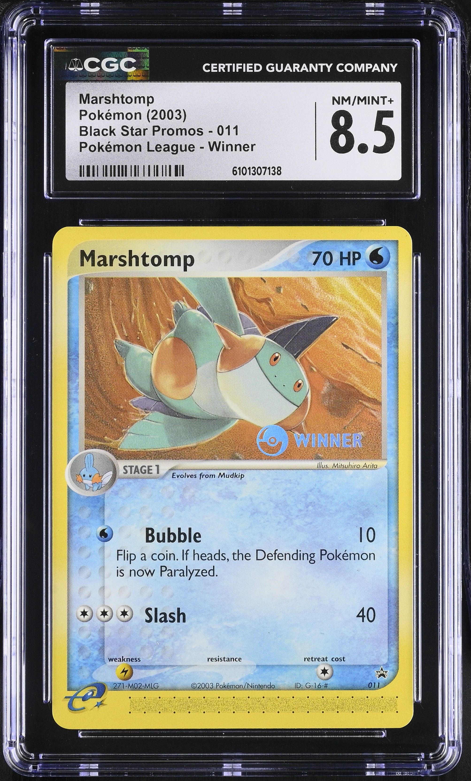 Marshtomp - NP 11 - English - CGC 8.5 