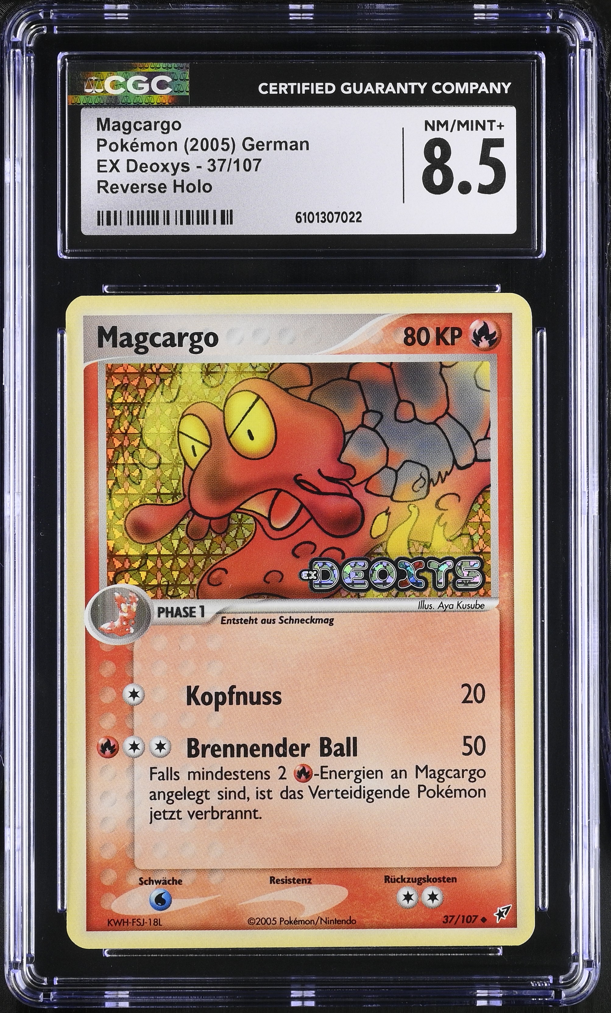 Magcargo - DX 37 - German - CGC 8.5 