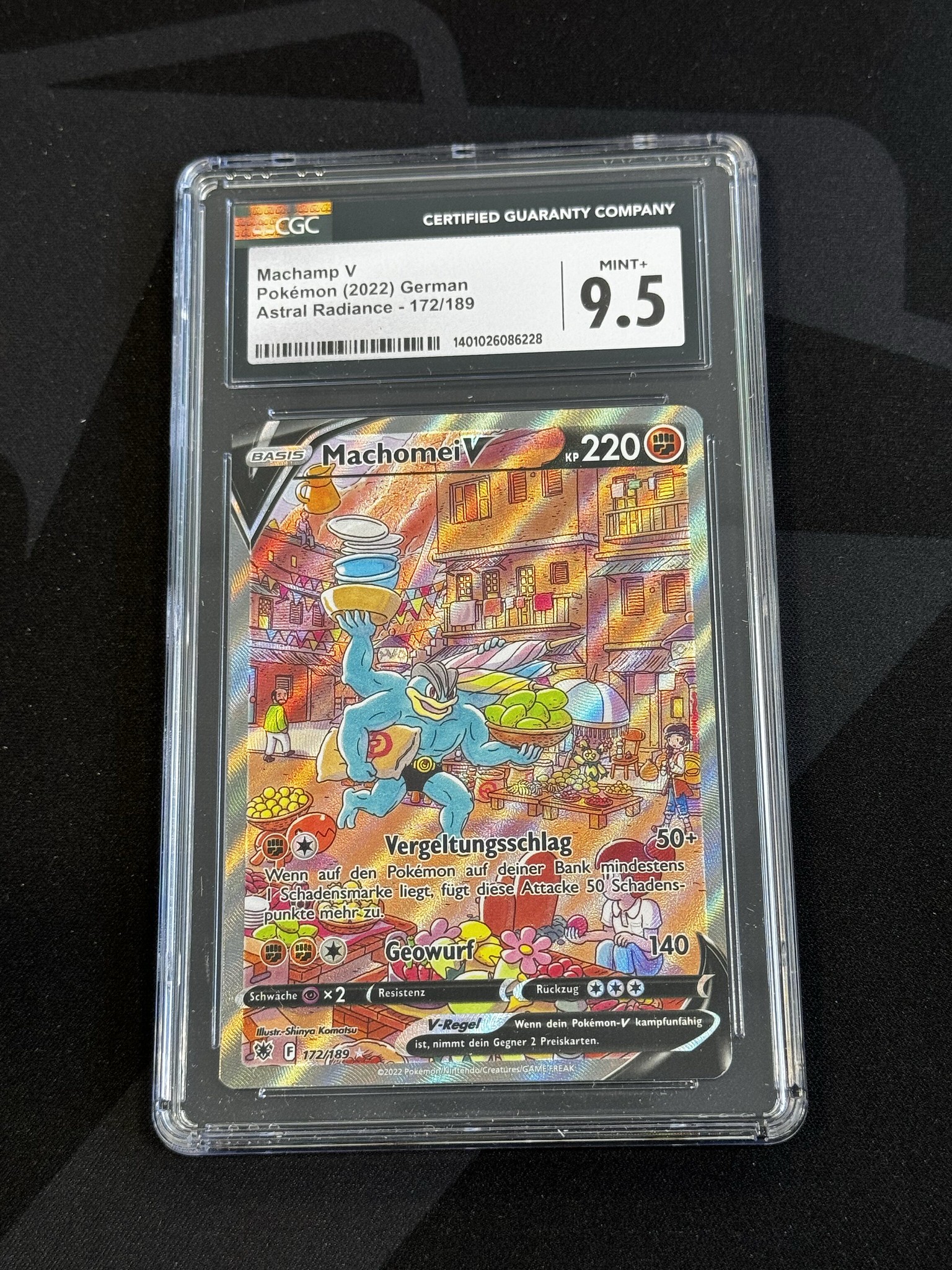 Machamp V - ASR 172 - German - CGC 9.5