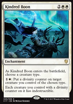 Kindred Boon - Commander 2017 