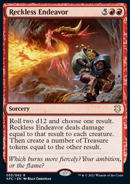 Reckless Endeavor - Commander Adventures in the Forgotten Realms 