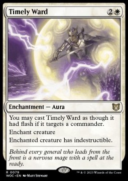 Timely Ward - Commander Wilds of Eldraine 