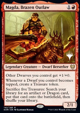 Magda Brazen Outlaw (V.2) - Kaldheim Promos 
