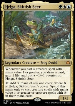 Helga Skittish Seer - Bloomburrow 