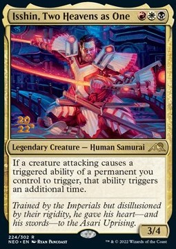 Isshin Two Heavens as One (V.1) - Kamigawa Neon Dynasty Promos 