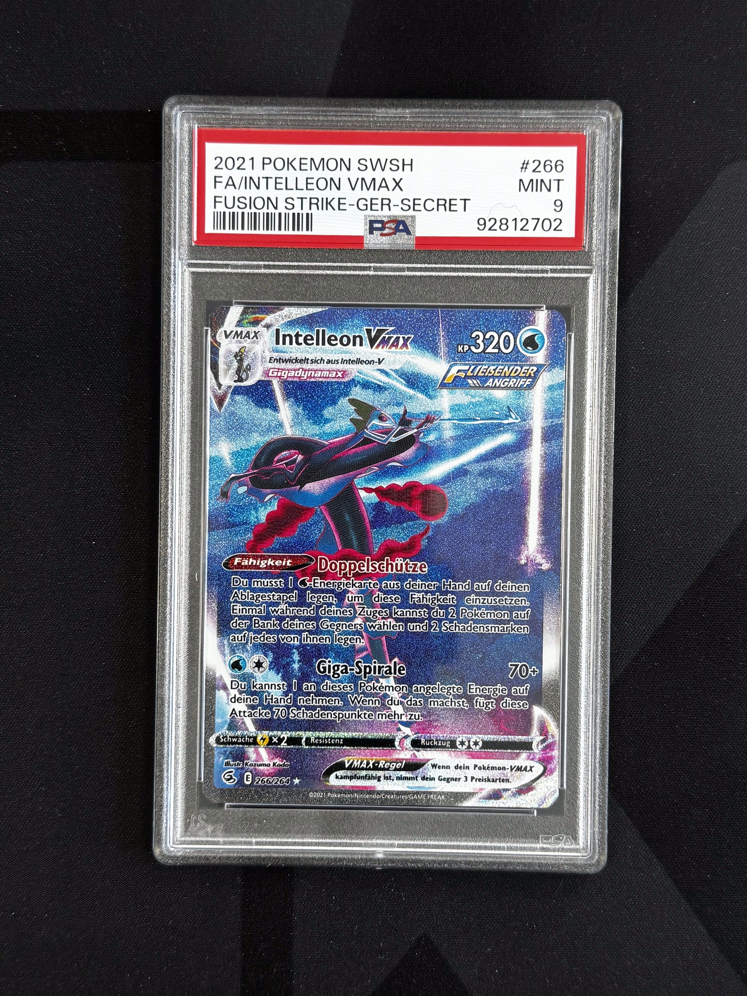 Inteleon VMAX - FST 266 - German - PSA 9 