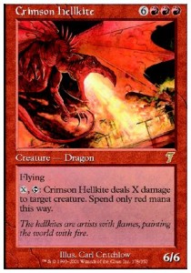 Crimson Hellkite - Seventh Edition 