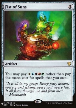 Fist of Suns - The List