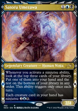 Satoru Umezawa (V.1) - Kamigawa Neon Dynasty Extras