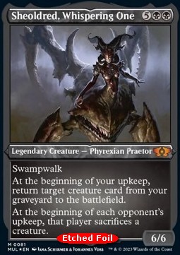Sheoldred Whispering One (V.2) - Multiverse Legends