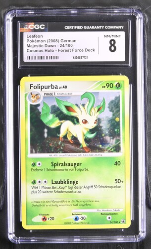 Leafeon Lv.40 - MD 24 - German - CGC 8 