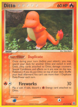 Ditto [Charmander] (Fireworks) 