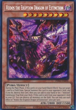 Veidos the Eruption Dragon of Extinction (V.1 Secret Rare)