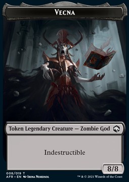 Vecna Token (B 8/8) // Spider Token (B 2/1)