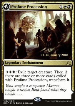 Profane Procession Tomb of the Dusk Rose - Rivals of Ixalan Promos 